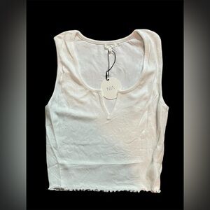 NIA 
NWT
Size Small & Medium Available 
White Women's Super Soft Top